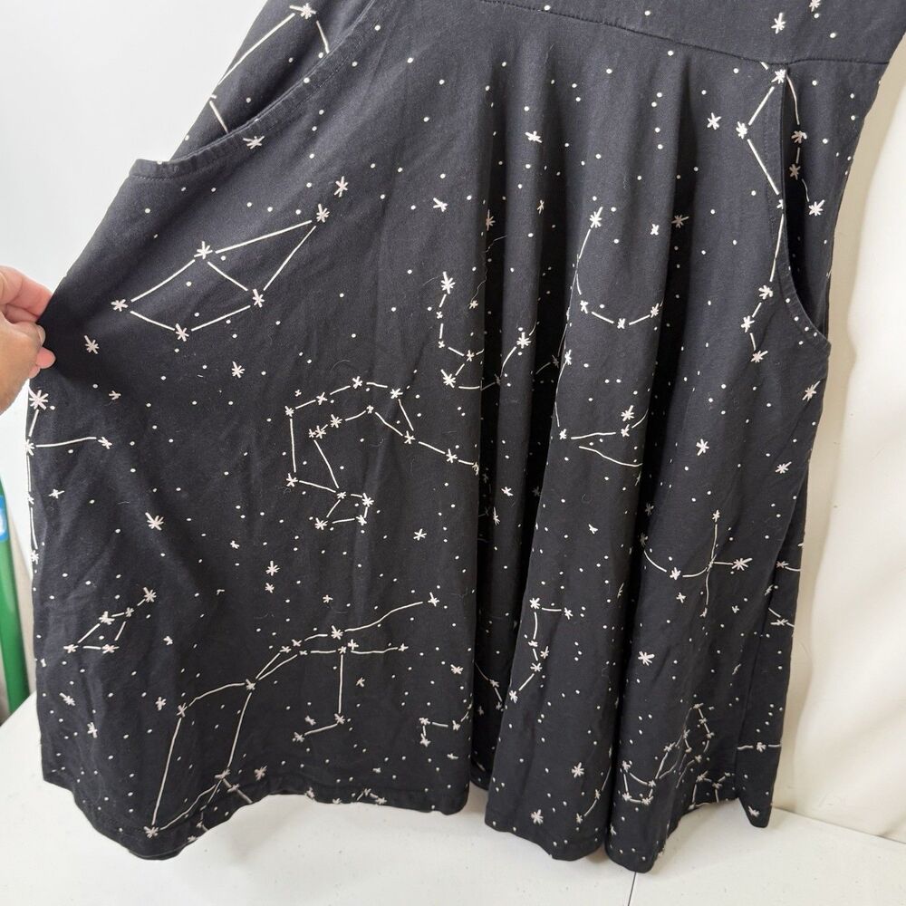 Svaha Constellations Glow In the Dark Twirl Dress Organic Cotton Celestial Sz XS - Picture 13 of 13